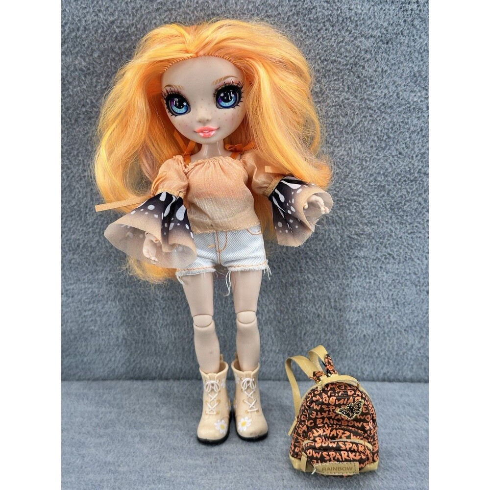 RAINBOW HIGH JUNIOR HIGH Butterfly 2021 POPPY ROWAN 9" Orange Fashion Doll